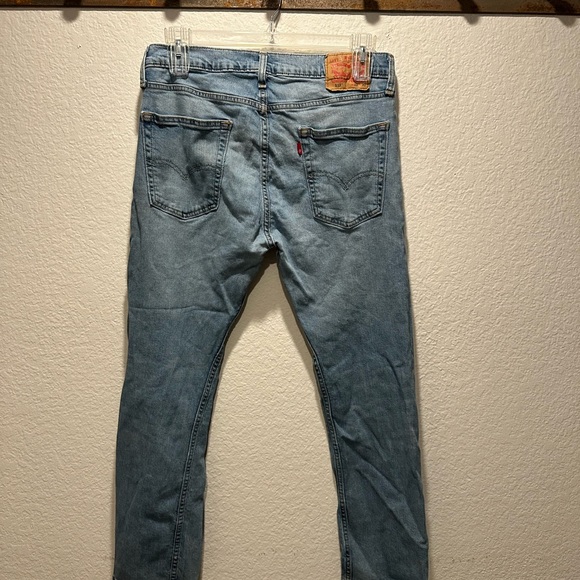 Levi’s 513 Slim Straight Jeans Men's 31x30 Classic Wash Denim Staple - Picture 4 of 16